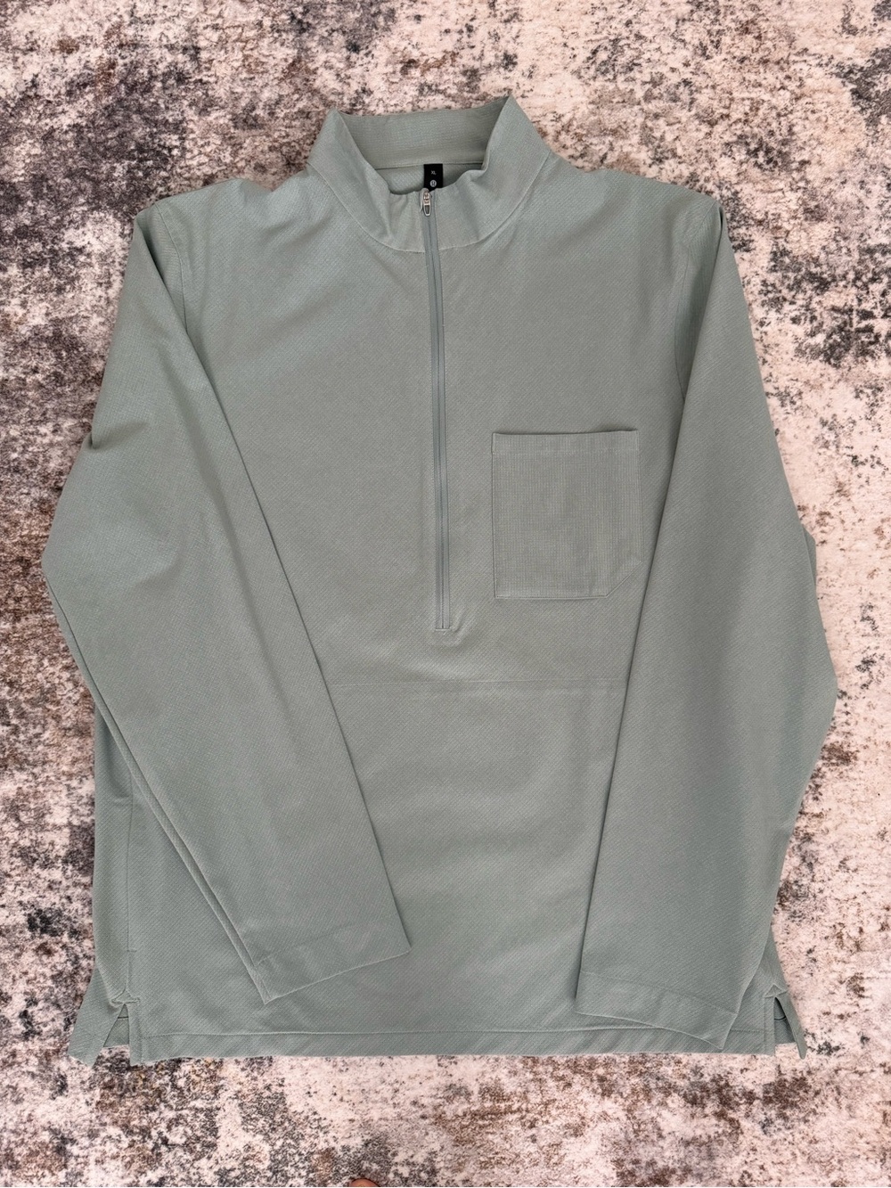 Lululemon Men's Half-Zip Long Sleeve Shirt - Sage Green
